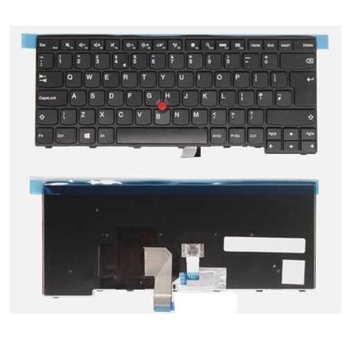 Clavier pour Lenovo Thinkpad L470 PC Portable Noir Touches UK QWERTY