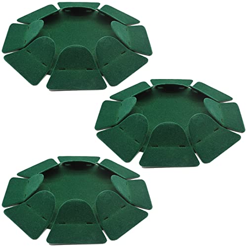 Coufce Green Golf Putting Cup, All-Direction Practice Hole, Flocked Surface for Indoor & Outdoor (3Pcs)