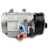 ECCPP Air Conditioning Compressor 2011-2016 for Ford for F-250 for F-350 for F-450 for F-550 Super Duty 6.7L A/C Compressor with Clutch
