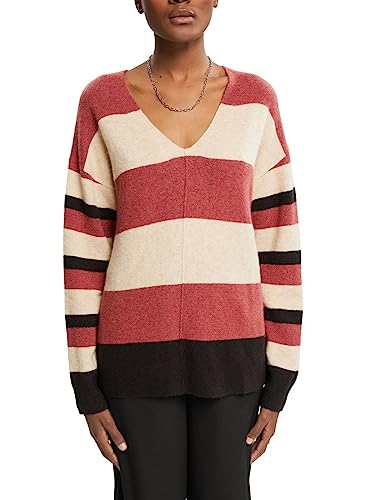 ESPRIT Damen 992ee1i350 Pullover, Terracotta Colorway, S EU