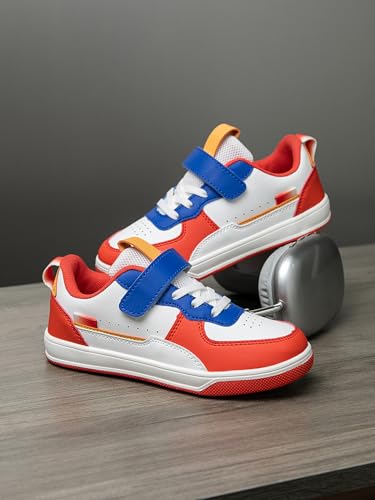 Kids Sneakers for Girls, Boys and Toddlers, Lightweight Running Shoes with Breathable Mesh Upper, Adjustable Hook and Loop, Comfortable, Anti-Collision, Non-Slip4