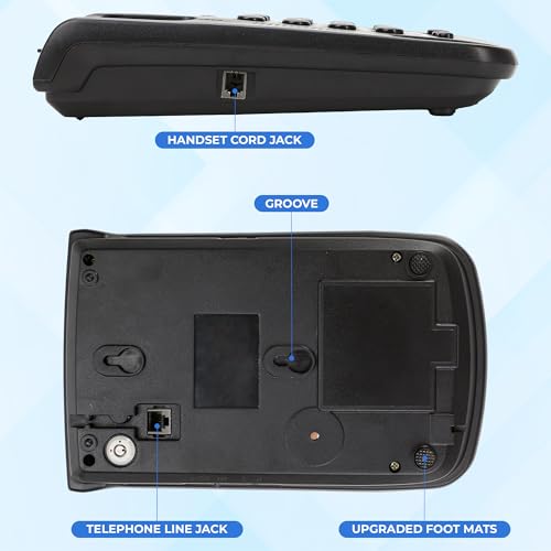 Teléfono fijo con cable TCF 2000 con volumen ajustable miniatura 4