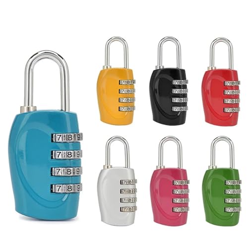 Cadenas bagages 4 chiffres anti-oubli avec code interchangeable