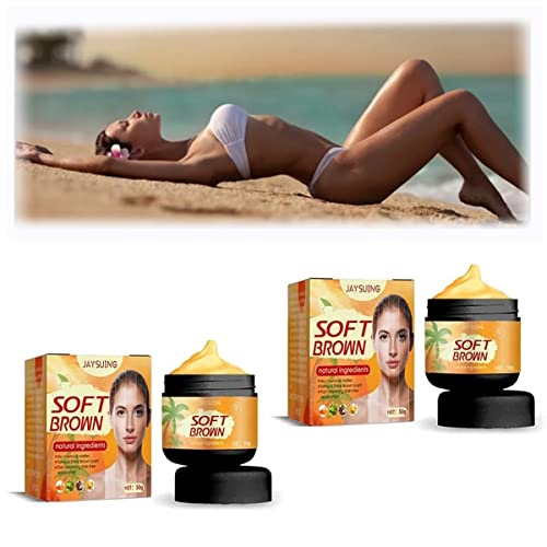 Hitoxi Gel de Lujo de Bronceado intensivo Mejorado, Crema aceleradora de Bronceado for tumbonas, Crema aceleradora de Bronceado, Gel bronceador intensivo for el Sol al Aire Libre (Color : 2PCS) Cover