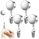ZXBBTZ 4 PCS Pinzas Toallas Retráctiles, Clips para Paños de Cocina o Baño