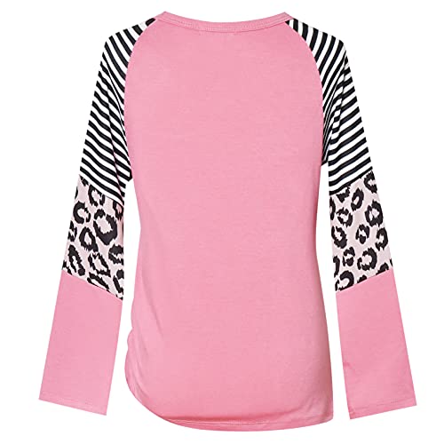 Image of Mirawise Girls Casual Long Short Shirts Tunic Tops Tee Shirt T-Shirts Side Tie Blouse 4-13 Years