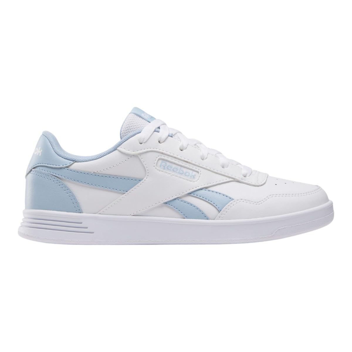 Reebok Women's Court Advance Sneakers, Ftwrwhite Y2kblue Upgradeblue, 8.5 UK