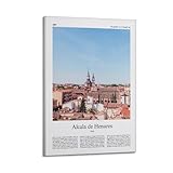 Alcalá De Henares Spain City Scenery Póster Decoración, Pintura, Lienzo, Arte Mural, Sala de Estar, Póster, Dormitorio, Pintura, Arte de pared, Impresión de imagen, Decoración Moderna para el Hogar 30