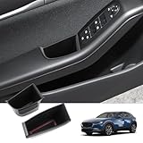 [2 Stück] BIXUAN Aufbewahrungsbox Kompatibel mit Mazda 3 CX-30 CX30 2019-2024 2025 Autotür Innenrahmen Box Abdeckungen Storage Box Innenraum CX30 2025 Zubehör (Haustür)