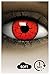 FXEYEZ Lentes de contacto de Halloween de color, lentilla de motivo rojo,...