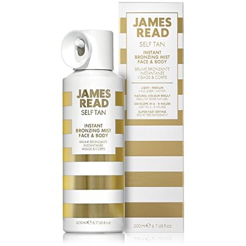 James Read Instant Bronzing Mist Self Tan for the Face & Body, Light to Medium Tone, 200ml Cover