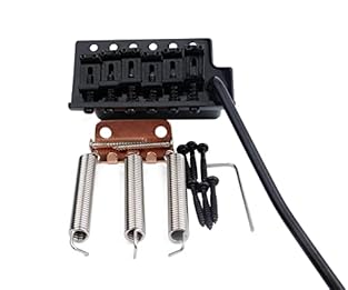 Bridge size(L x W): Approx. 83 x 39.5mm( 3.27 x 1.56 inch), the string spacing of the bridge is 10.5mm (0.41 inch). Material: steel saddle and zinc alloy block, durable and sturdy. Push-in tremolo arm, easy to install. - Great for Luthier and DIY pro...