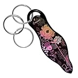 MUNIO Self Defense Keychain – Lightweight, Stylish & Portable Safety Tool for Women & Men – Non-Lethal Kubotan, Easy to Use, TSA Approved – Made in USA