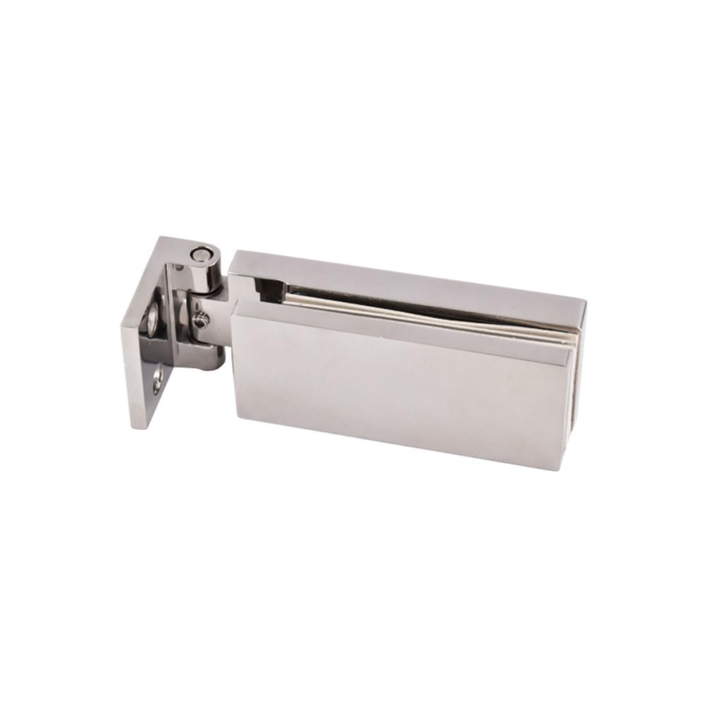tooloflife Frameless Shower Door Hinges, 90 Degree Glass-to-Walll Shower Door Hinges for 6-12 mm Stainless Steel Bathroom Door Hinge, Polished — image 1