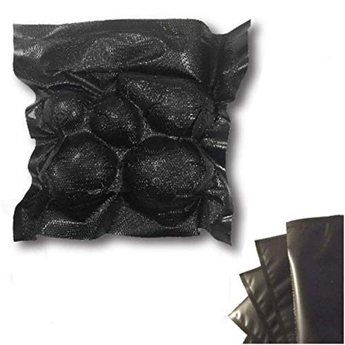 NatureVak 11''x24'' Precut Vacuum Seal Bags All Black - 50pack