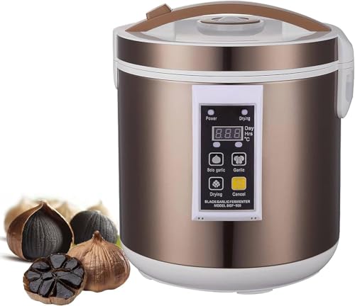 Máquina fermentadora de ajo negro, olla automática de 5 litros con control inteligente para una rápida fermentación de ajo, vino de arroz, natto y yogur
