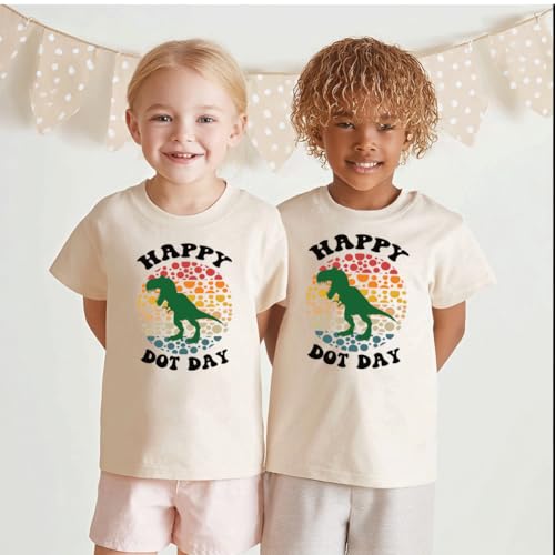 Kids Toddler Little Boys Girls Dot Day T-Shirt Short Sleeve Happy Dot Day Polka Dot T-Shirt Tops3