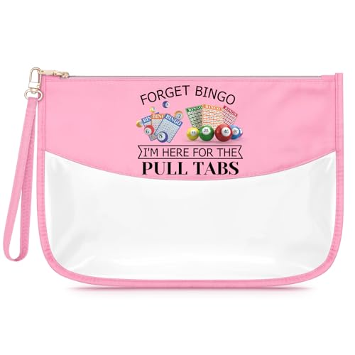 Sfodiary Bingo Game Gift Bingo Lover Makeup Bag for Women Casino Gambling Gift for Gambler Casino Lover Cosmetic Bag Friendship Christmas Birthday for Mom Aunt Sister Her Travel Toiletry Pouch