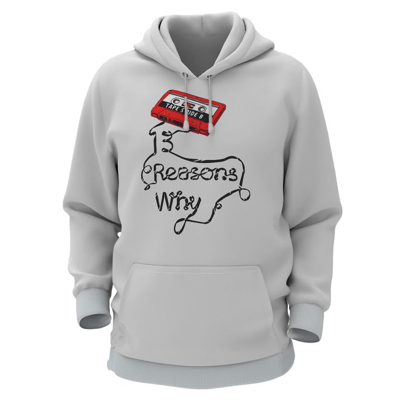 Cotton Hoodie for Men & Women | 350 GSM 100% Pure Cotton Outfit |Graphic Printed Casual Wear |13 Reason Why-4|-picture-29