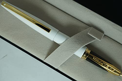 Stylo plume à pointe fine blanc nacré Sheaffer pour bureau élégant