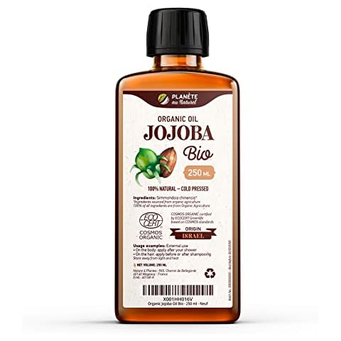 Jojoba oil Organic - Pure & Natural - Cold Pressed (250ml) Cover
