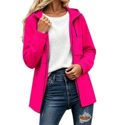 Sudadera ligera con cremallera cortavientos e impermeable de mujer outdoor