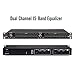 15-Band Stereo Graphic Equalizer, Dual Channel Professional DJ Equalizer, with FBQ Feedback Detection, Low/mid/treble Independent Adjustment, for Home Audio 15-Band Stereo Graphic Equalizer, Dual Channel Professional DJ Equalizer, with FBQ Feedback Detection, Low/mid/treble Independent Adjustment, for Home Audio