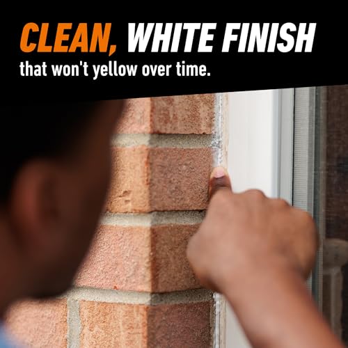 Gorilla Ultimate Sealant Window & Door Caulk, 9 oz Cartridge, White - image 4