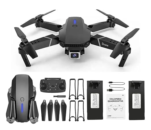 E88-Pro-Drone-with-4K-Camera-WiFi-FPV-1080P-HD-Dual-Foldable-RC-Drone-Altitude-Hold-Headless-Mode-Visual-Positioning-Auto-Return-App-Control-Multicolor-K2D2-DOUBLE-CAMARA-DOUBLE-BATTERY (B0DCZPQ5G1) Amazon Price History, Amazon Price Tracker