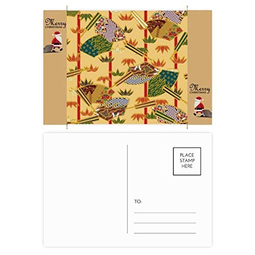 Cartes postales Ukiyo-e Père Noël japonais pour votre décoration d'hiver