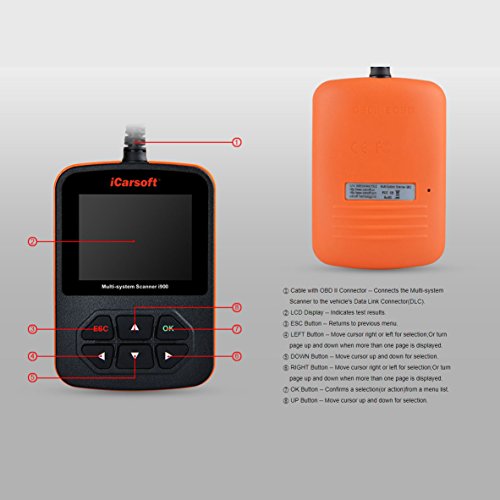 iCarsoft i900 General Motors Gm Obd2 Car Truck Diagnostic Scanner Tool Reset Erase Fault Code