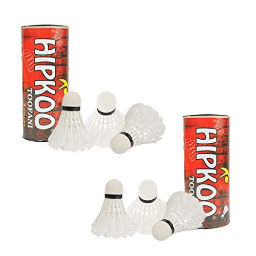 Hipkoo Badminton Shuttlecocks Set of 6