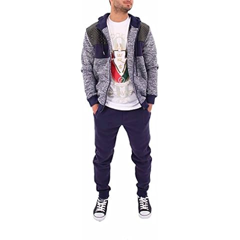 Big Dawg Special Mens Grindle Star Full Hooded Jogging Tracksuit G (Navy, M) Cover