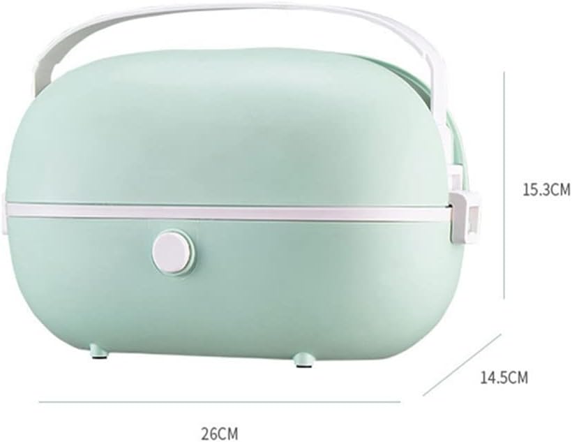 Portable Electric Heating Stainless Steamer Boiling Steel Lunch Box Home Rice Cooker Food Warmer