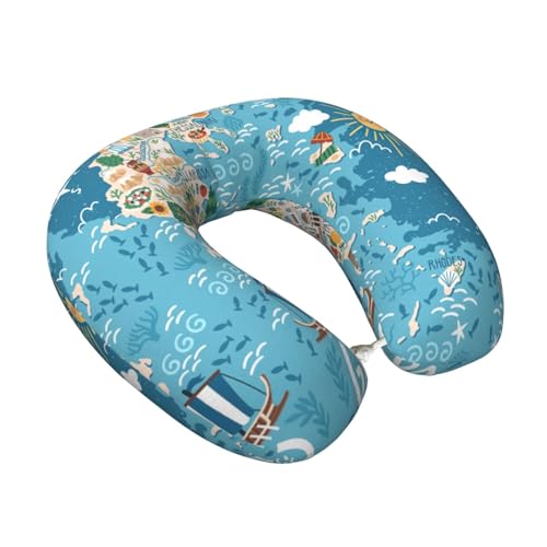 Almohada de poliéster tamaño único para cuello y hombros miniatura 2