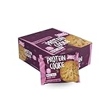 Punk'd Protein Cookies (Box of 12x e75g) – Pack of 12 High Protein Snacks (12g per Bar) | Handmade Chocolate Chip Cookie Biscuit Box | Alternative Snack to Protein Bars