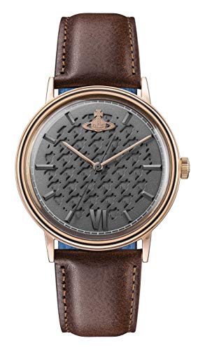 Preisvergleich Produktbild Vivienne Westwood Damen Analog Quarz Uhr mit Leder Armband VV212RSBR