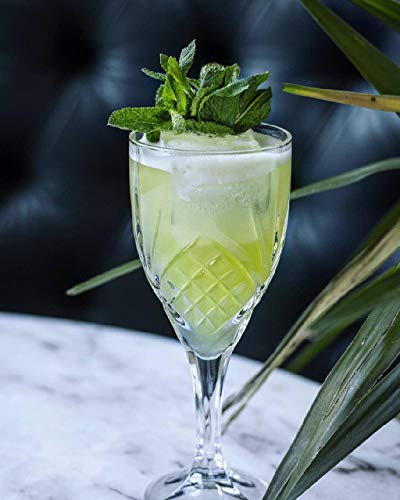 Italian Crystal Wine Glasses, Set Of 4-9 Ounce Wine Goblets – Cordial Glasses Perfect For Any Occasion, Great Gift, Premium Quality Red Wine Glass Set #TOP1