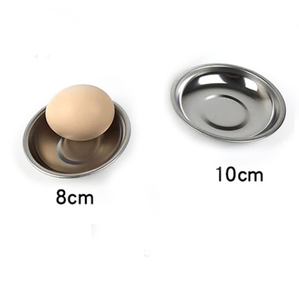 Piatti di salsa in acciaio inossidabile, 1 pz Mini piattini singoli