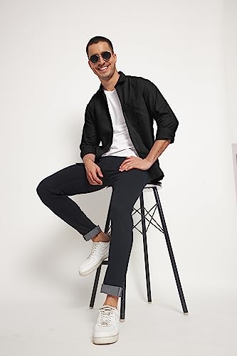 Image of SWADESI STUFF Ragular Fit Full Sleev Solid Casual Regular Fit Shirt For Men