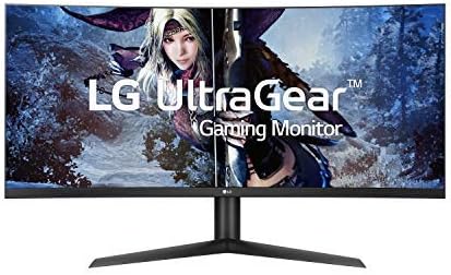 LG 38GL950G 38 inch Ultragear Nano IPS 1ms Curved Gaming Monitor with 144HZ Refresh Rate and NVIDIA G-SYNC