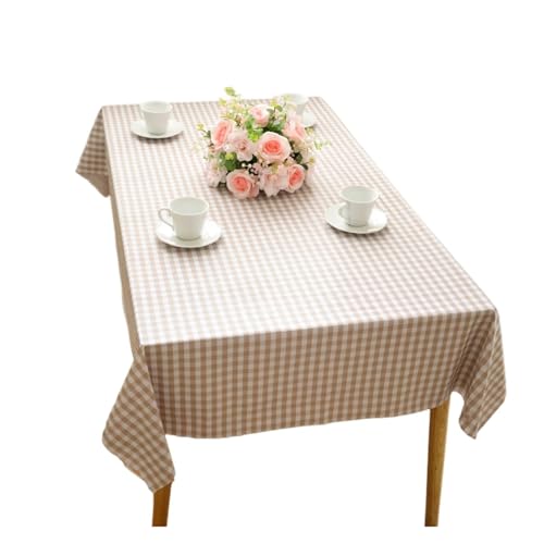Mantel de hule a cuadros impermeable, lavable y reutilizable, para picnic, camping, comedor, 80 x 120 cm, perfecto para cualquier mesa