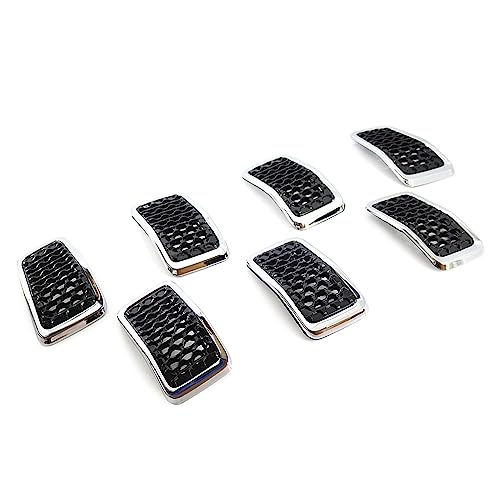 Calandre avant pour Jeep Cherokee 2019-2022 grille d'aération 7 pièces noir chrome