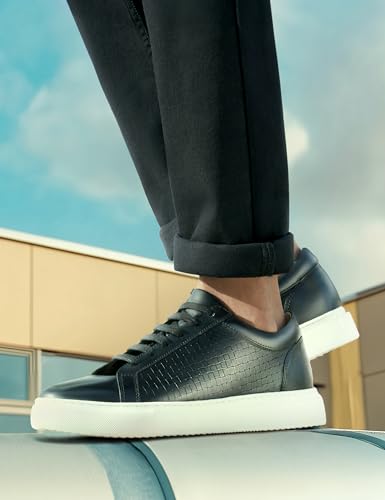 Image of Symbol Premium Mens Smart Casual Flat Leather Sneakers