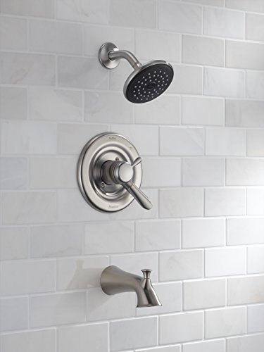 Delta Faucet Lahara 17 Series Dual-Function Shower Handle Valve Trim Kit, Stainless T17038-SS (Valve Not Included)