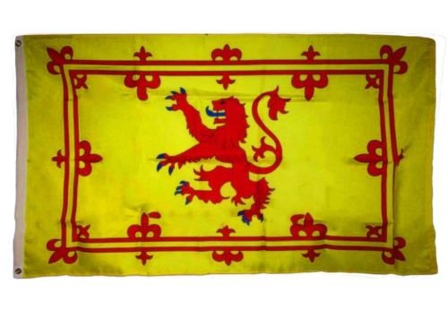 Moon Knives 3x5 Scotland Lion Country Scottish 200D Nylon Flag 3x5 Brass Grommets - Party Decorations Supplies For Parades - Prime Outside, Garden, Men Cave Decor Flag