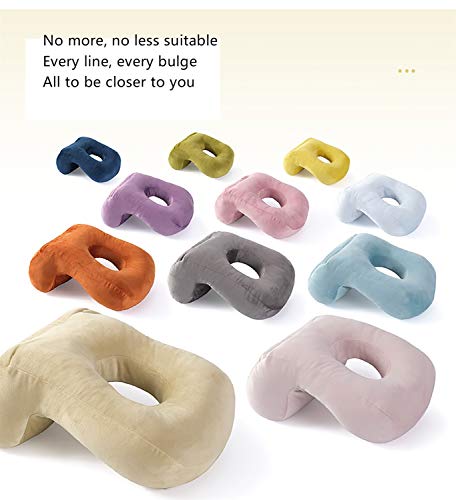 HYSuang Office Sleeping Pillows Pillow Pack of 1 Premium Quality Bed Pillows for Back Stomach and Side Sleepers Hypoallergenic Dust-Mite Resistant Sleeping pillow (Color : Brown, Size : Pillow)