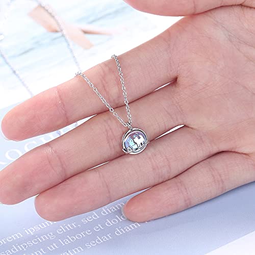 Collier pendentif pour femmes avec chaîne de clavicule courte et délicate - 4