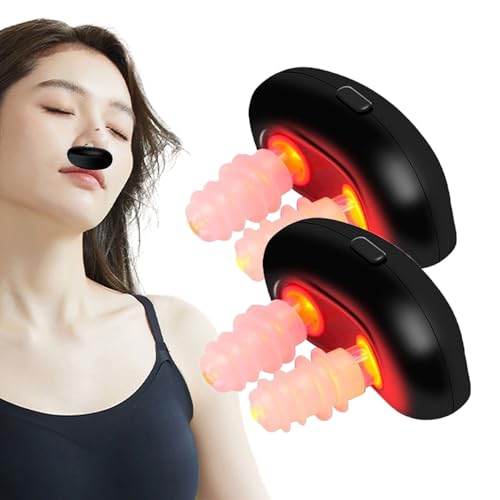 2PCS Red Light Nasal Therapy Device, Portable Red Light Therapy for Nose,Red Light Nasal Soothing Device