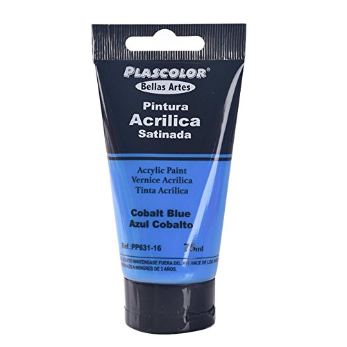Plascolor PP631-16 - Pintura acrílica, 75 ml, color azul cobalto